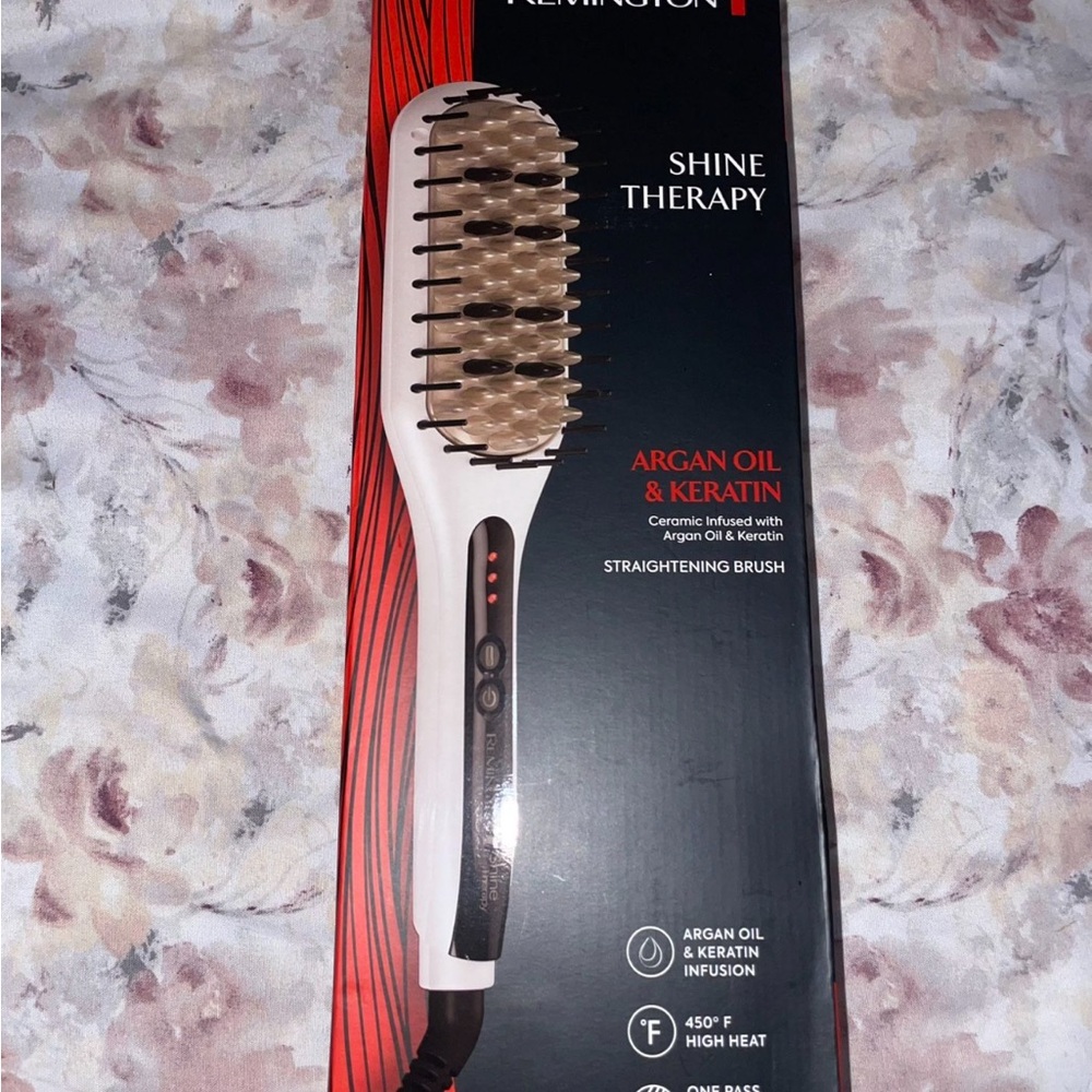 Remington Shine Therapy Hair Brush with Argan Oil